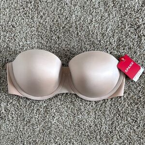 NWT SPANX Tan Strapless Bra Seamless Design - 34C